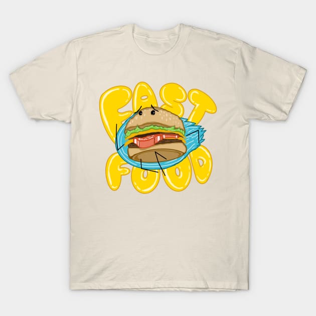 Fast Food T-Shirt by Salty Pretzel